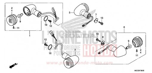 CLIGNOTANT CB1100AE de 2014